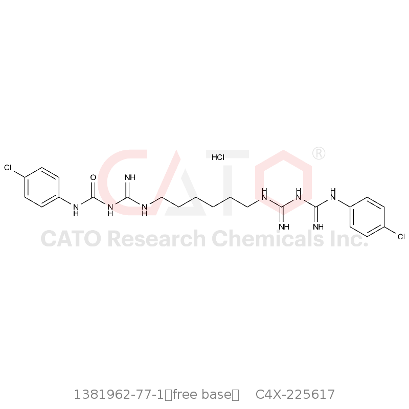 CAS No.:1381962-77-1（free base）,氯己定EP杂质K 盐酸盐