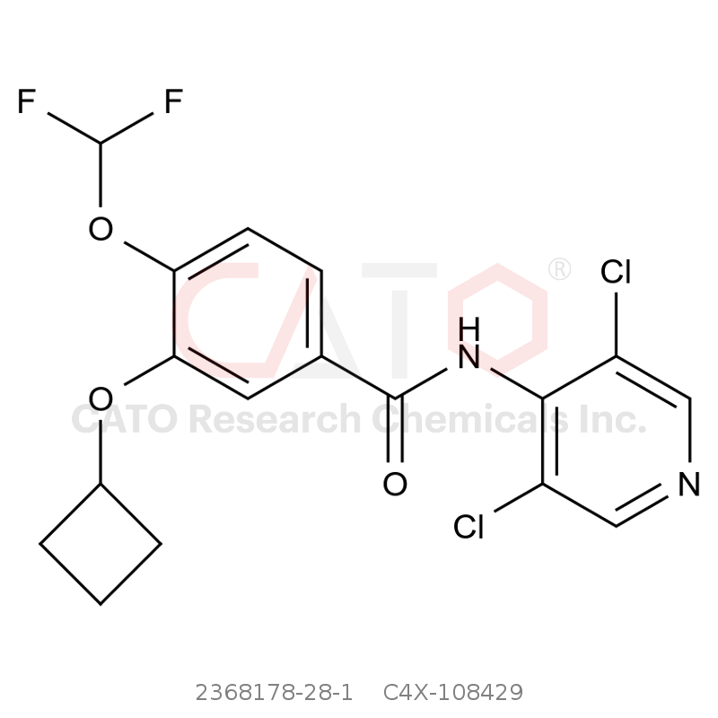 CAS No.:2368178-28-1,Roflumilast Impurity 29