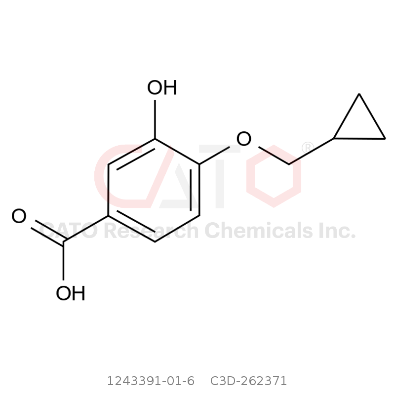 CAS No.:1243391-01-6,4-(cyclopropylmethoxy)-3-hydroxybenzoic acid