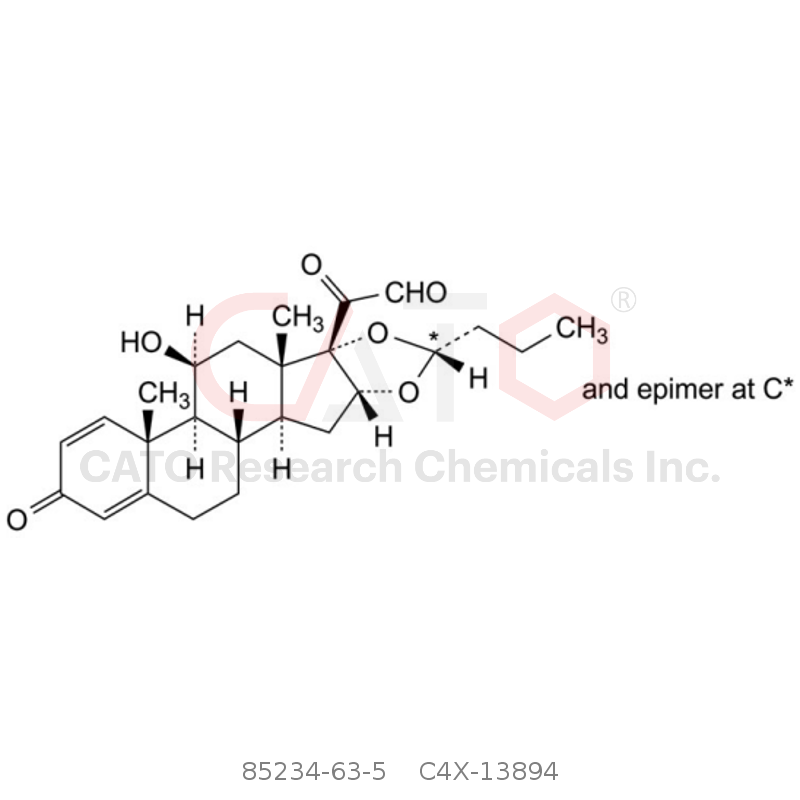 CAS No.:85234-63-5,Budesonide EP Impurity D (Mixture of Epimer)
