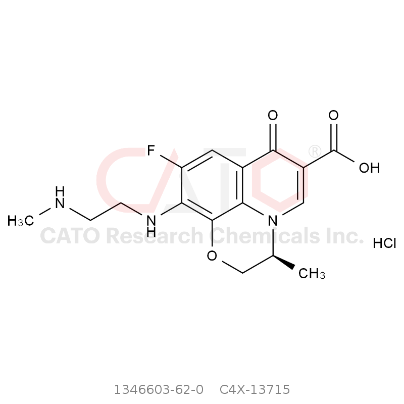 CAS No.:1346603-62-0,左氧氟沙星EP杂质G盐酸盐(左氧氟沙星USP RC E盐酸盐)