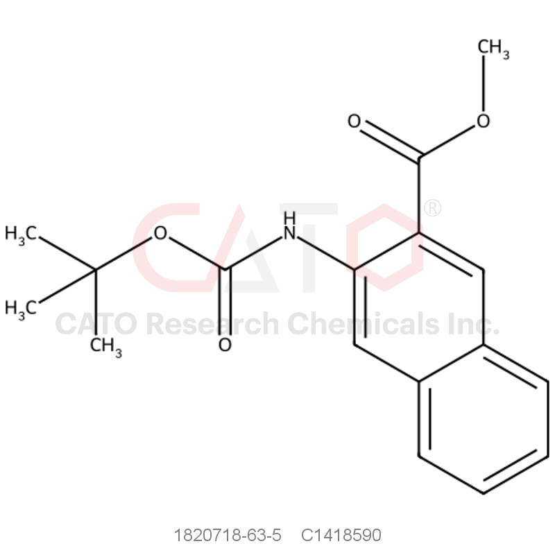CAS No.:1820718-63-5,Methyl 3-{[(tert-butoxy)carbonyl]amino}naphthalene-2-carboxylate