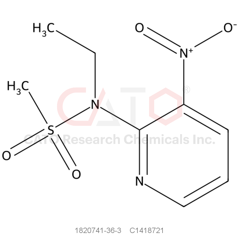 CAS No.:1820741-36-3,N-Ethyl-N-(3-nitropyridin-2-yl)methanesulfonamide