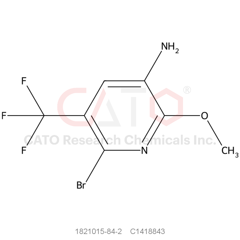 CAS No.:1821015-84-2,6-Bromo-2-methoxy-5-(trifluoromethyl)pyridin-3-amine
