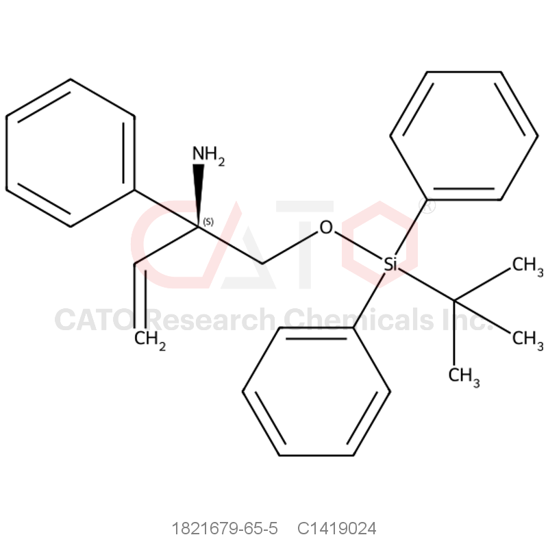 CAS No.:1821679-65-5,(S)-1-((tert-butyldiphenylsilyl)oxy)-2-phenylbut-3-en-2-amine
