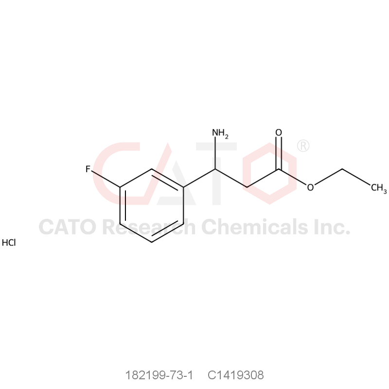 CAS No.:182199-73-1,Ethyl 3-amino-3-(3-fluorophenyl)propanoate hydrochloride