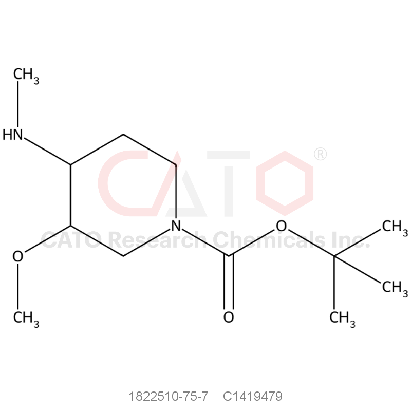CAS No.:1822510-75-7,Tert-butyl 3-methoxy-4-(methylamino)piperidine-1-carboxylate