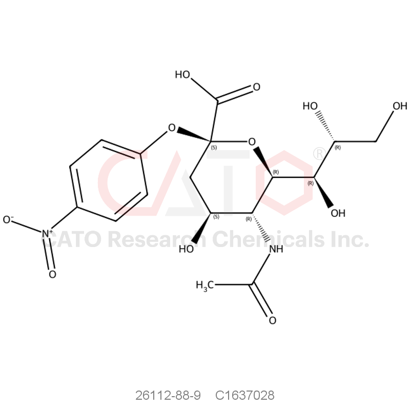 CAS No.:26112-88-9,2-O-(4-Nitrophenyl)-α-D-N-acetylneuraminic acid