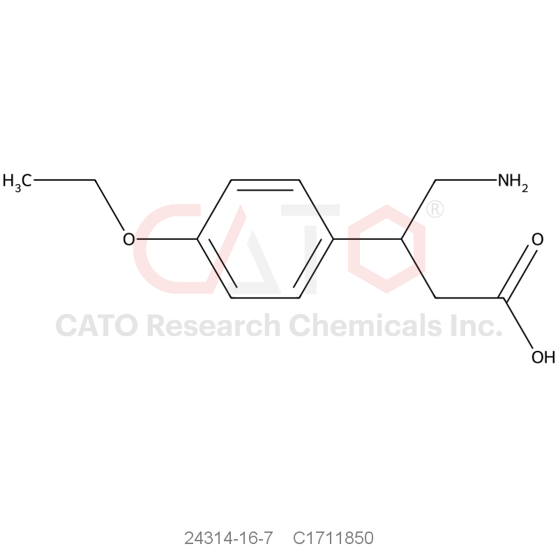 CAS No.:24314-16-7,4-Amino-3-(4-ethoxyphenyl)butanoic acid