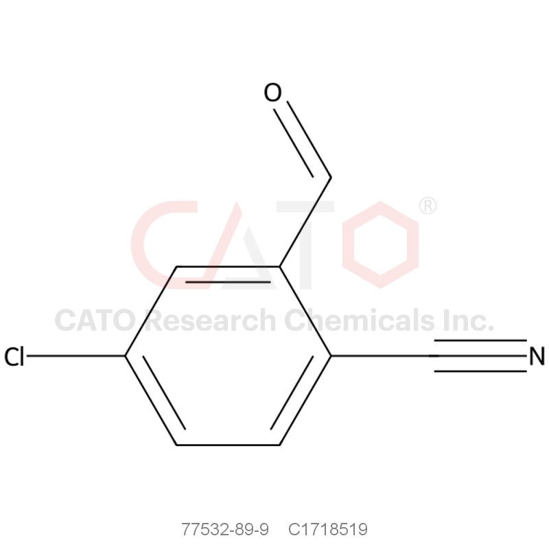 CAS No.:77532-89-9,4-Chloro-2-formylbenzonitrile