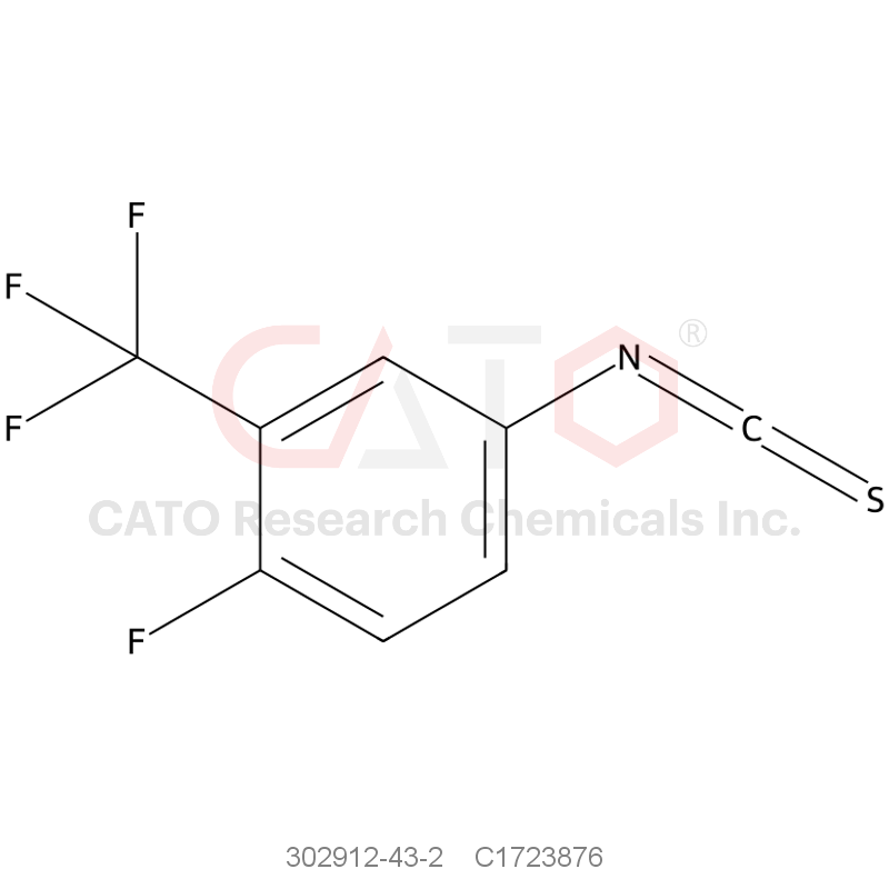 CAS No.:302912-43-2,4-Fluoro-3-(trifluoromethyl)phenyl isothiocyanate