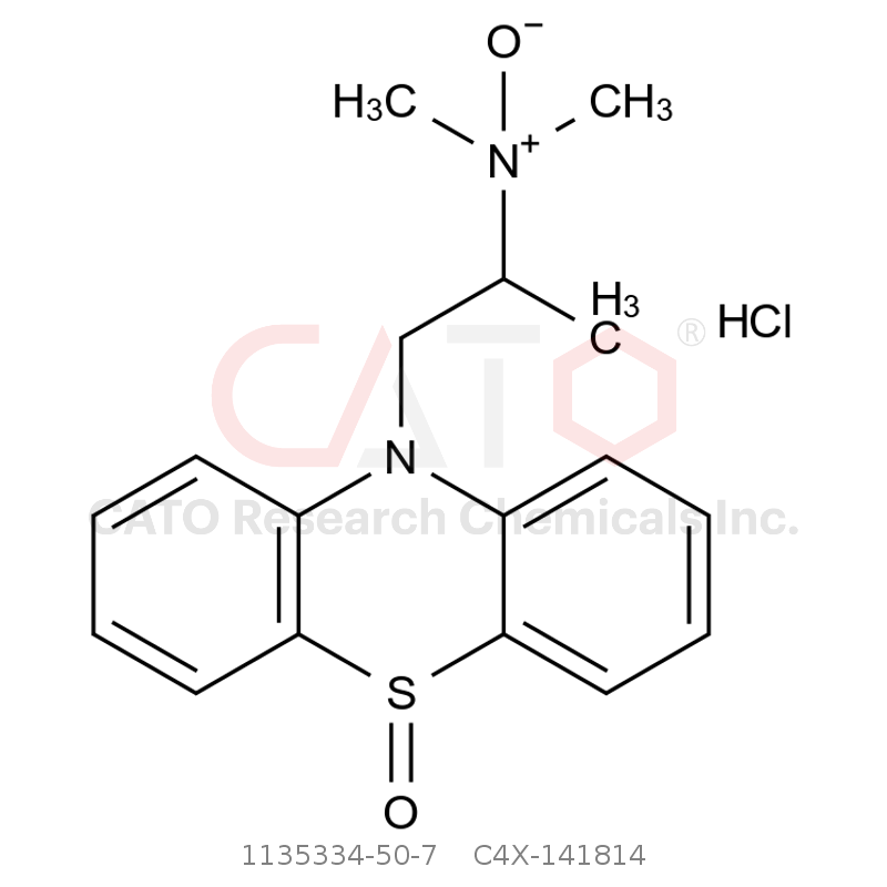 CAS No.:1135334-50-7,【提供游离态C4X-14188】异丙嗪亚砜N氧化物盐酸盐