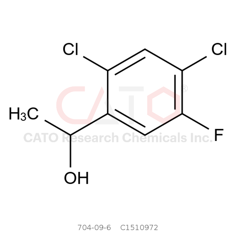 CAS No.:704-09-6,1-(2,4-Dichloro-5-fluorophenyl)ethan-1-ol