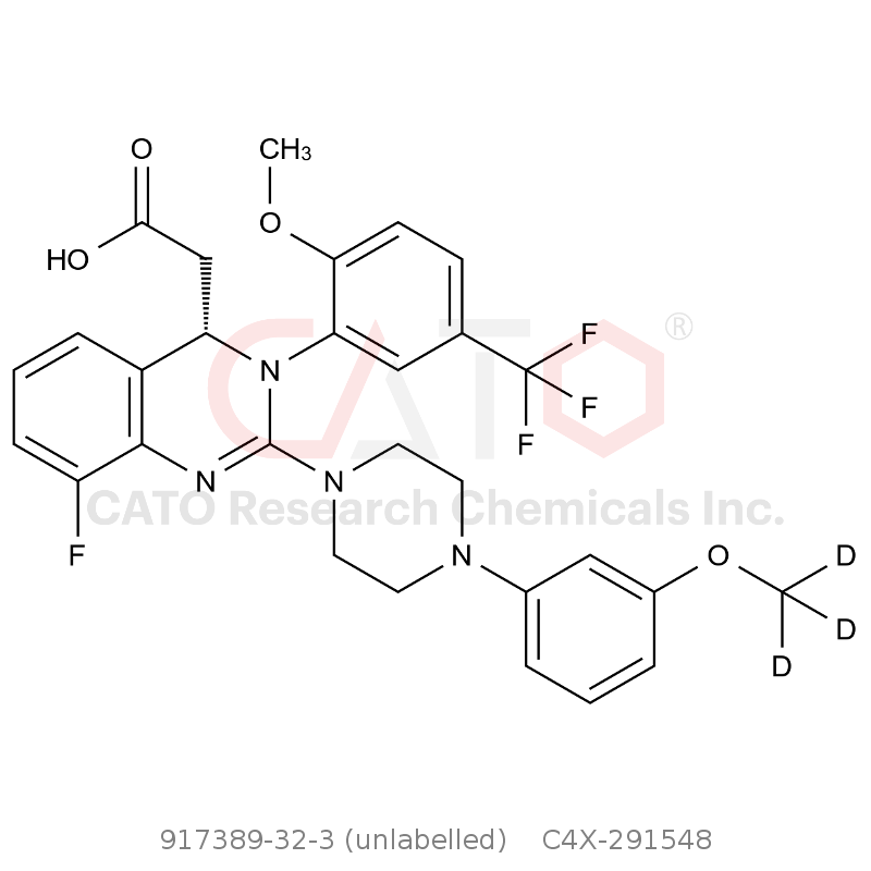 CAS No.:917389-32-3 (unlabelled),Letermovir-d3