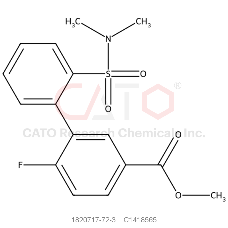 CAS No.:1820717-72-3,Methyl 3-[2-(dimethylsulfamoyl)phenyl]-4-fluorobenzoate