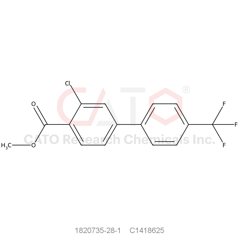 CAS No.:1820735-28-1,Methyl 2-chloro-4-[4-(trifluoromethyl)phenyl]benzoate