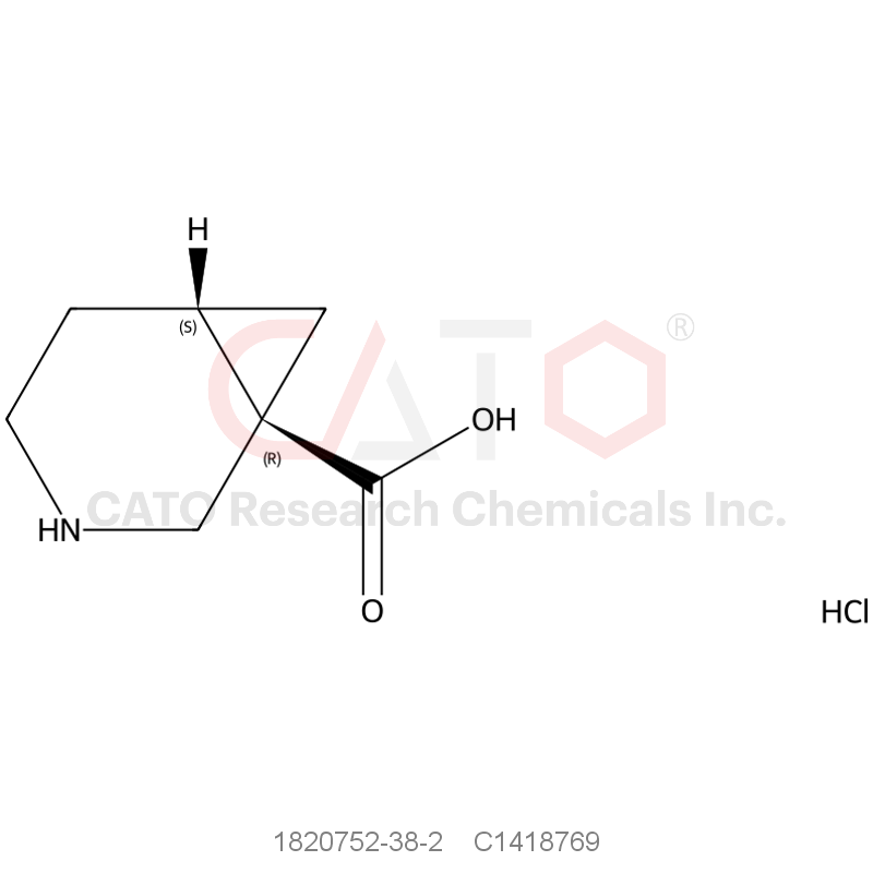 CAS No.:1820752-38-2,(1R,6S)-3-Azabicyclo[4.1.0]heptane-1-carboxylic acid hydrochloride