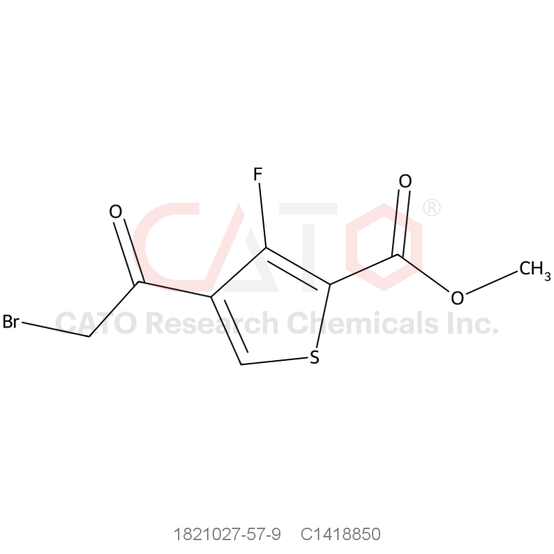 CAS No.:1821027-57-9,Methyl 4-(2-bromoacetyl)-3-fluorothiophene-2-carboxylate