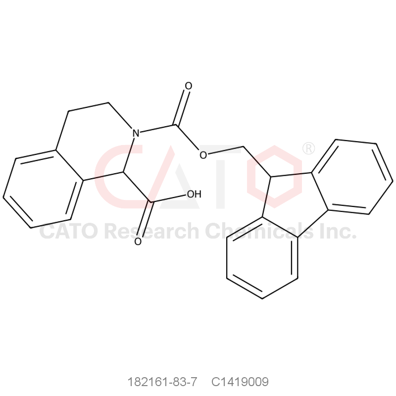CAS No.:182161-83-7,2-(((9H-Fluoren-9-yl)methoxy)carbonyl)-1,2,3,4-tetrahydroisoquinoline-1-carboxylic acid