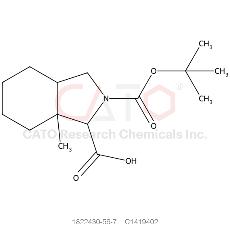 CAS No.:1822430-56-7,2-(tert-Butoxycarbonyl)-7a-methyloctahydro-1H-isoindole-1-carboxylic acid