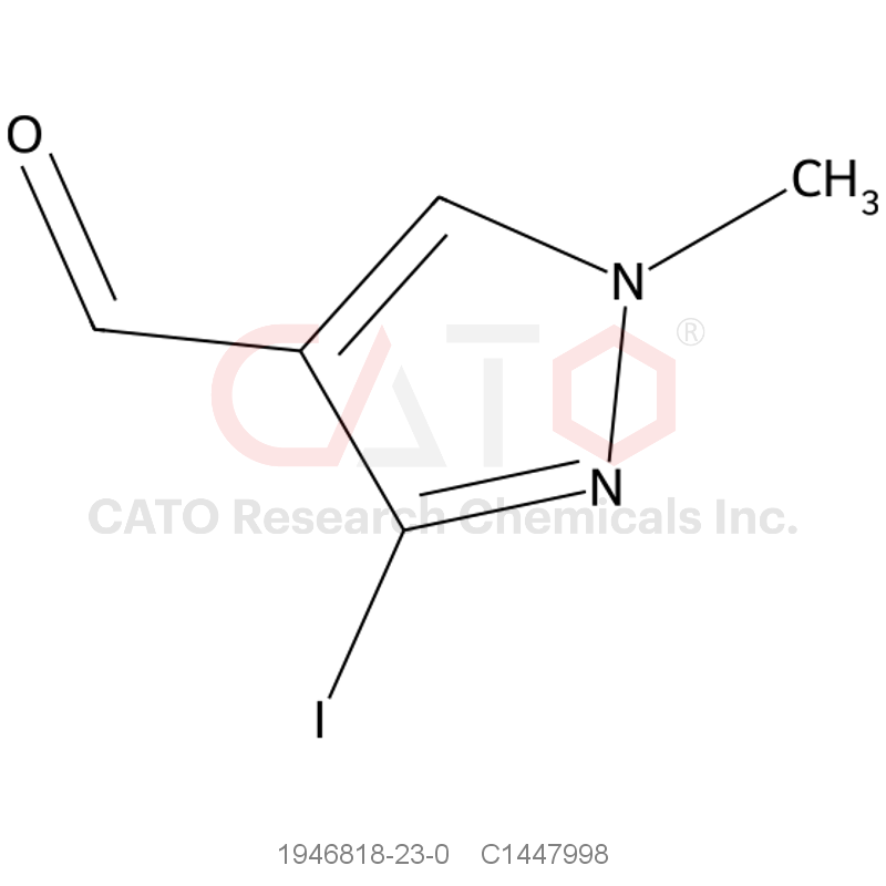 CAS No.:1946818-23-0,3-Iodo-1-methyl-1H-pyrazole-4-carbaldehyde