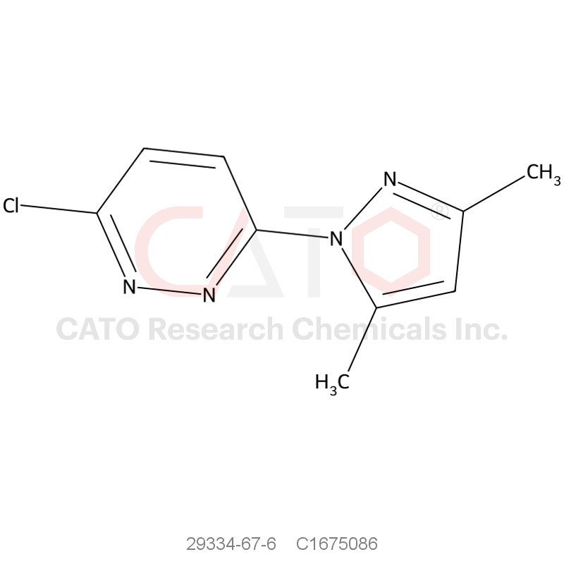 CAS No.:29334-67-6,3-Chloro-6-(3,5-dimethyl-1H-pyrazol-1-yl)pyridazine