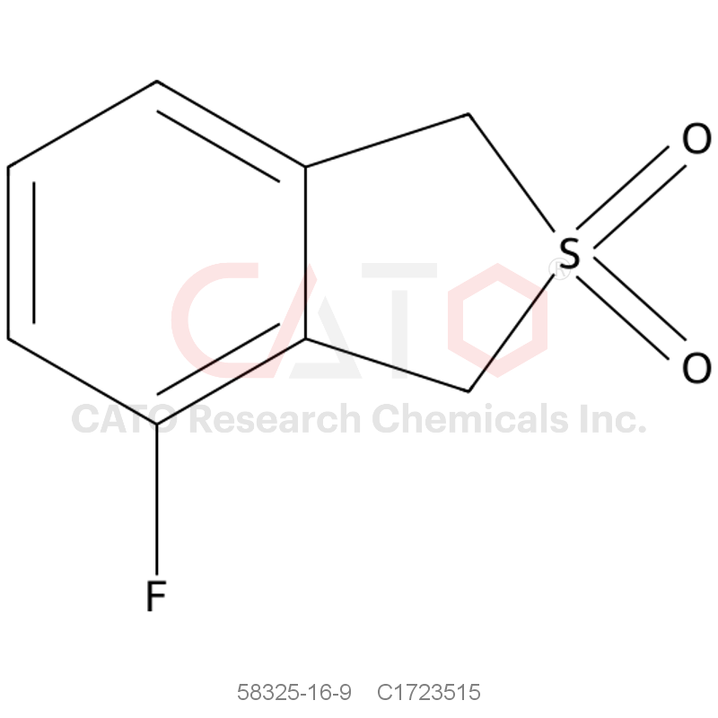 CAS No.:58325-16-9,4-Fluoro-1,3-dihydrobenzo[c]thiophene 2,2-dioxide