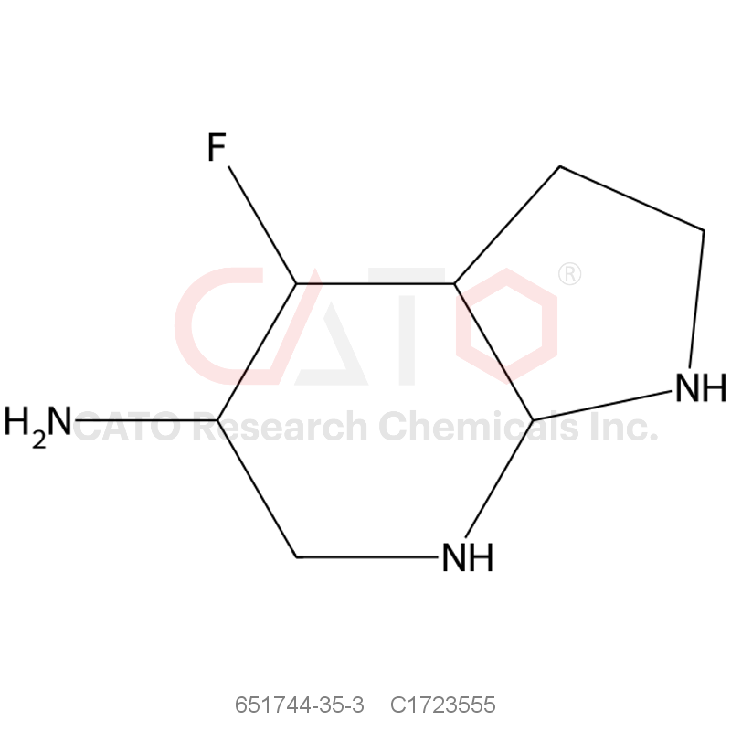 CAS No.:651744-35-3,4-氟-1H-吡咯并[2,3-b]吡啶-5-胺