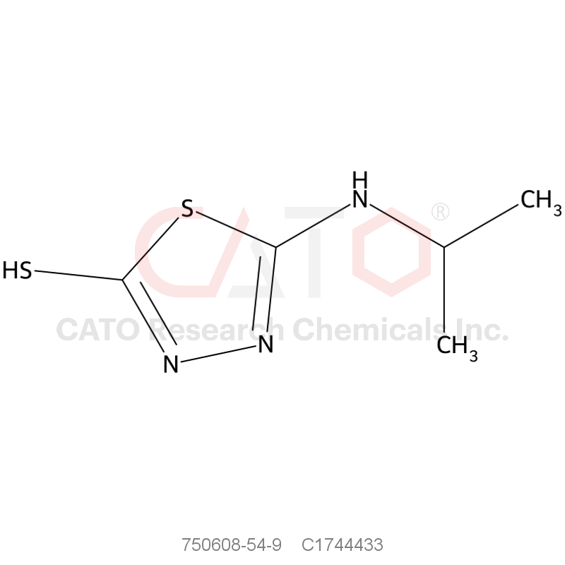 CAS No.:750608-54-9,5-[(propan-2-yl)amino]-1,3,4-thiadiazole-2-thiol