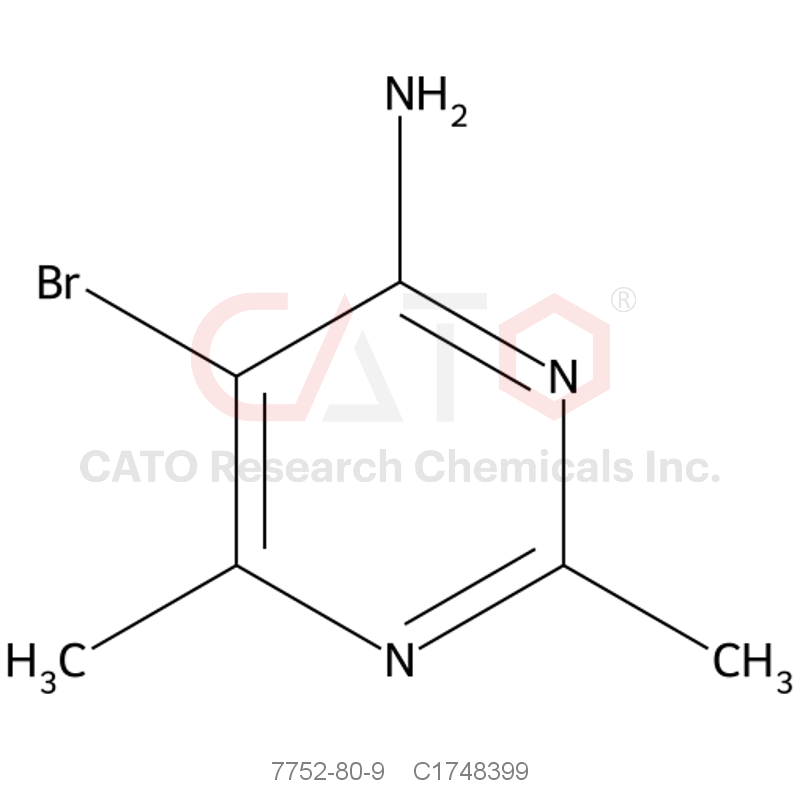 CAS No.:7752-80-9,5-Bromo-2,6-dimethylpyrimidin-4-amine