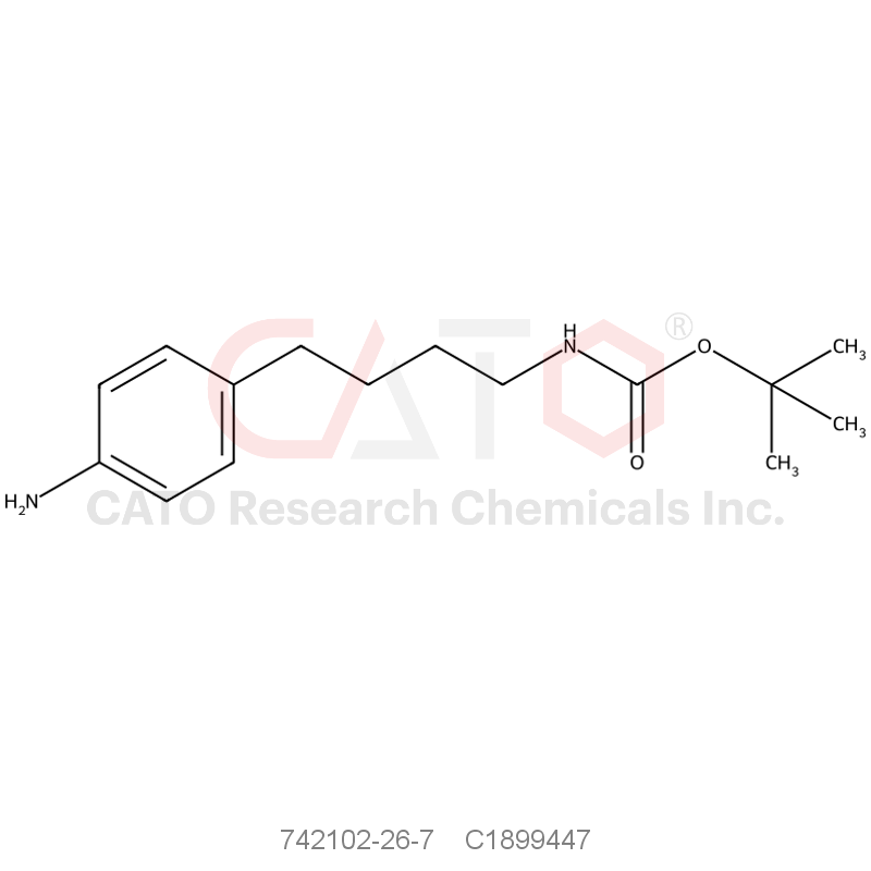 CAS No.:742102-26-7,tert-Butyl (4-(4-aminophenyl)butyl)carbamate