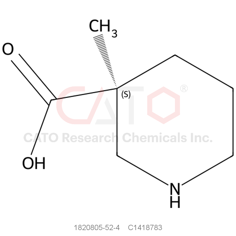 CAS No.:1820805-52-4,(S)-3-methylpiperidine-3-carboxylic acid
