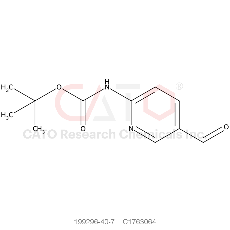 CAS No.:199296-40-7,6-(Boc-amino)nicotinaldehyde