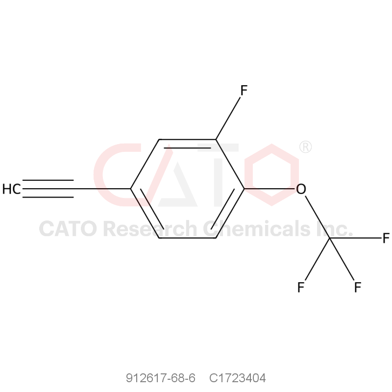 CAS No.:912617-68-6,4-Ethynyl-2-fluoro-1-(trifluoromethoxy)benzene