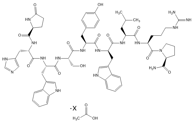 CAS No.:78969-57-0(free base),曲普瑞林杂质21 ·x醋酸盐