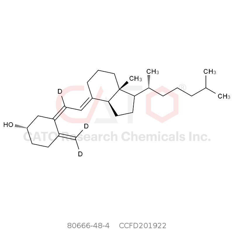 CAS No.:80666-48-4,维他命D3-d3