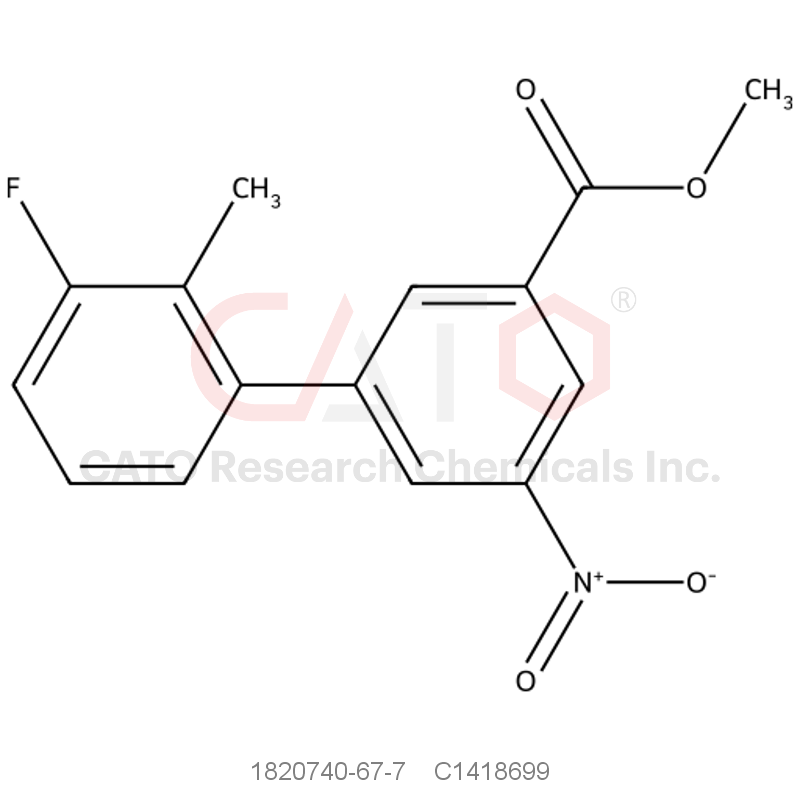 CAS No.:1820740-67-7,Methyl 3-(3-fluoro-2-methylphenyl)-5-nitrobenzoate