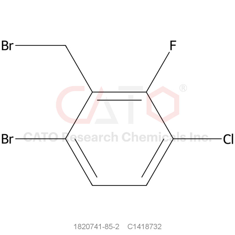 CAS No.:1820741-85-2,6-Bromo-3-chloro-2-fluorobenzyl bromide