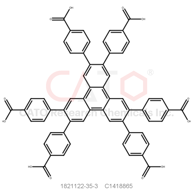 CAS No.:1821122-35-3,4,4',4",4"',4"",4""'-(Triphenylene-2,3,6,7,10,11-hexayl)hexabenzoic acid