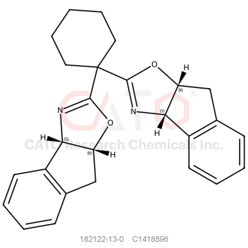 CAS No.:182122-13-0,(3aS,3a'S,8aR,8a'R)-2,2'-Cyclohexylidenebis[8,8a-dihydro-3aH-indeno[1,2-d]oxazole]