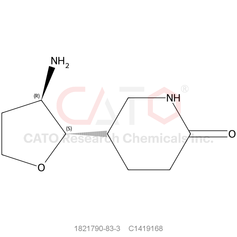 CAS No.:1821790-83-3,5-[(2S,3R)-3-aminotetrahydrofuran-2-yl]-1H-pyridin-2-one