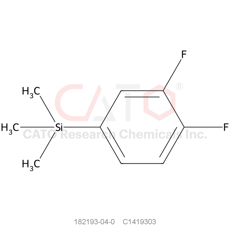 CAS No.:182193-04-0,1-(Trimethylsilyl)-3,4-difluorobenzene