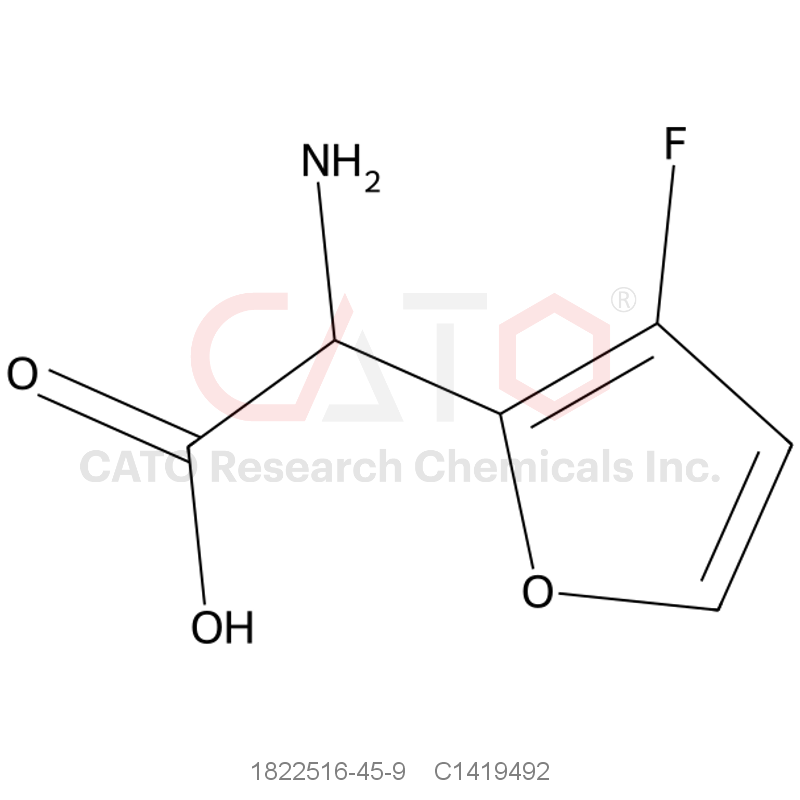 CAS No.:1822516-45-9,2-amino-2-(3-fluorofuran-2-yl)acetic acid