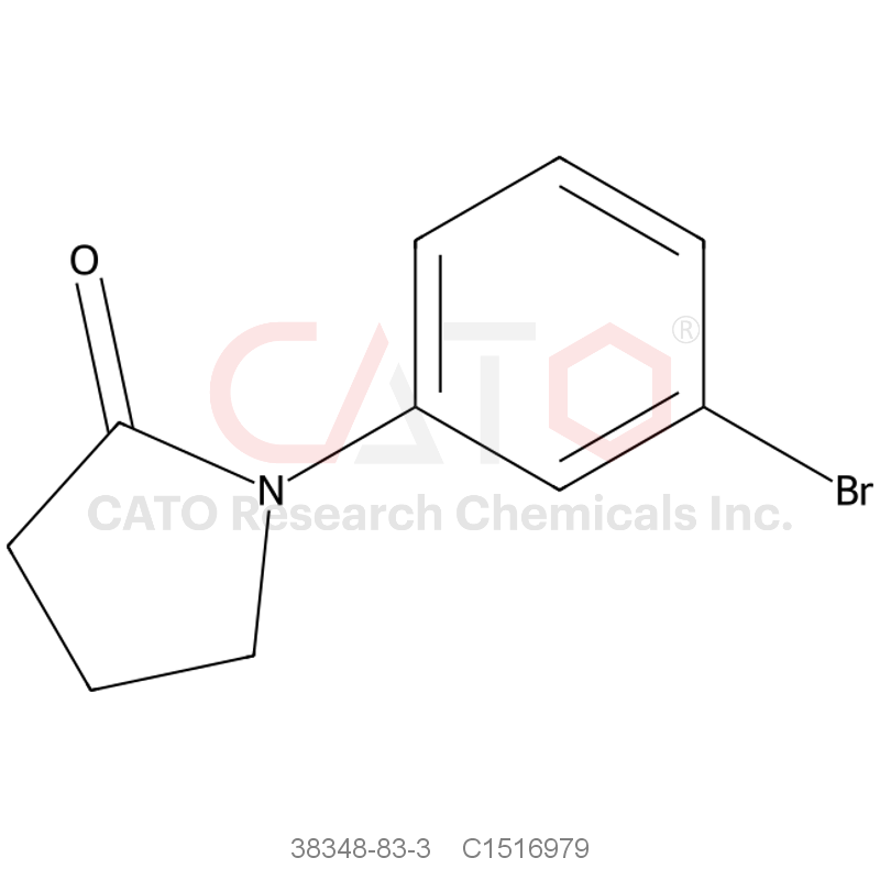 CAS No.:38348-83-3,1-(3-Bromophenyl)pyrrolidin-2-one