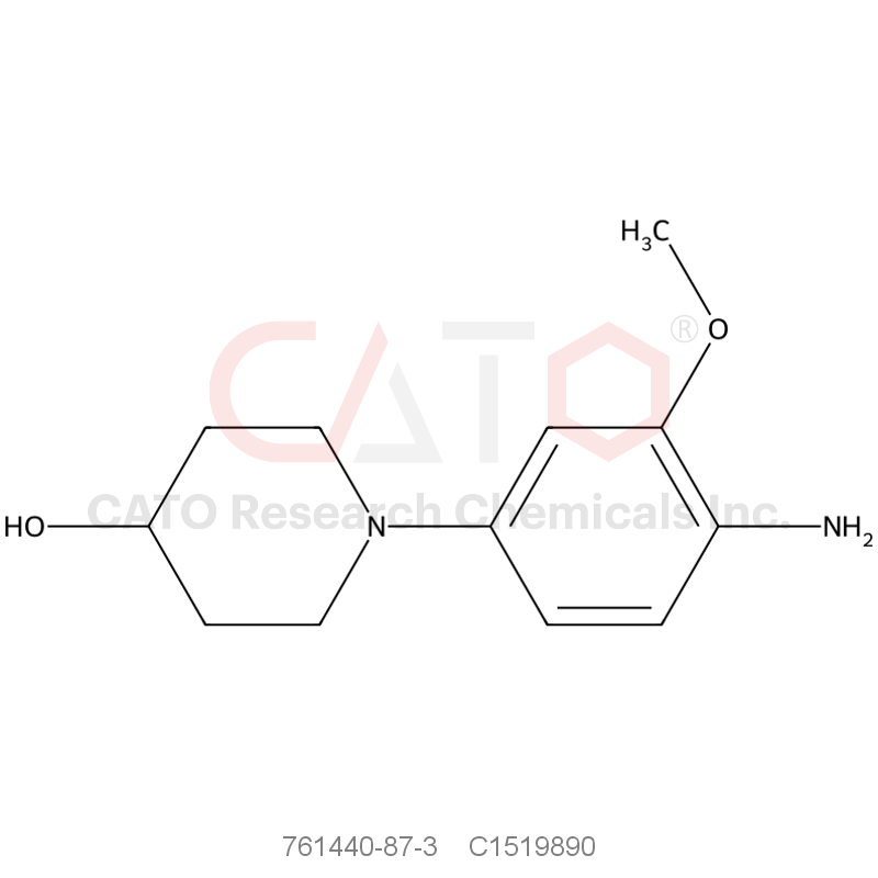 CAS No.:761440-87-3,1-(4-Amino-3-methoxyphenyl)piperidin-4-ol