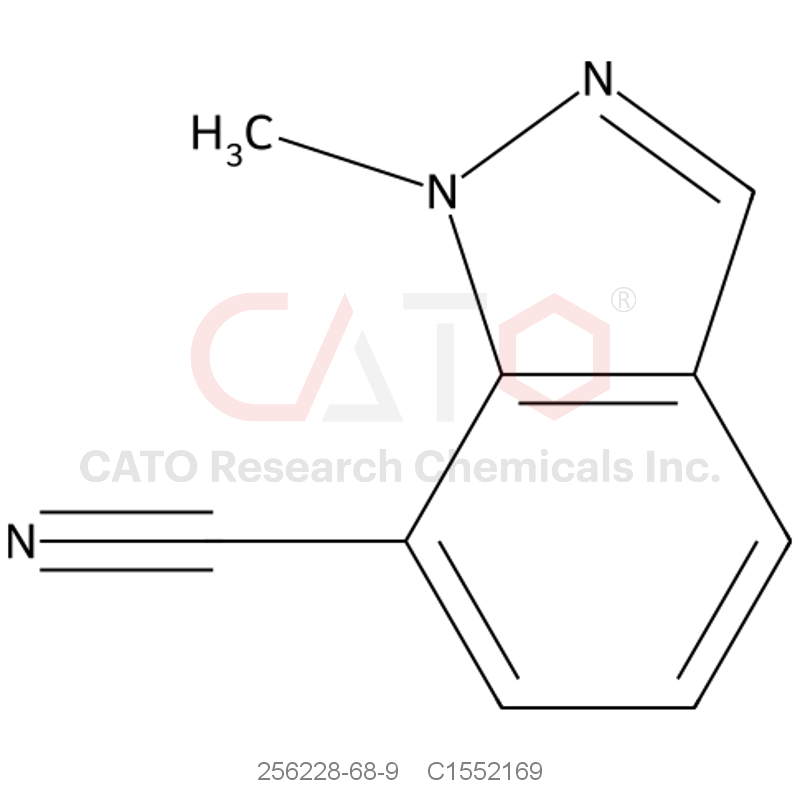 CAS No.:256228-68-9,1-Methyl-1H-indazole-7-carbonitrile