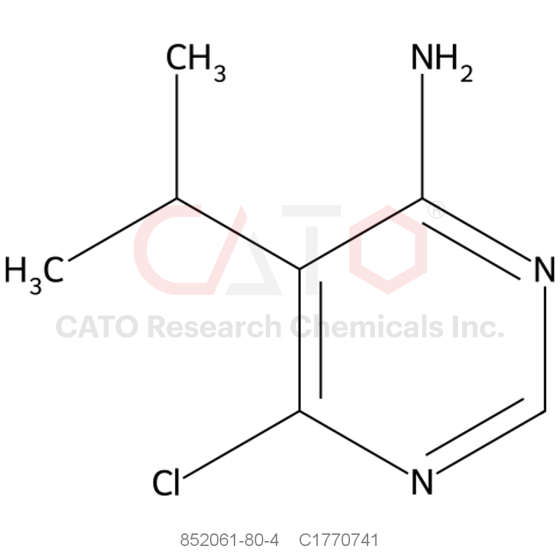 CAS No.:852061-80-4,6-Chloro-5-isopropylpyrimidin-4-amine
