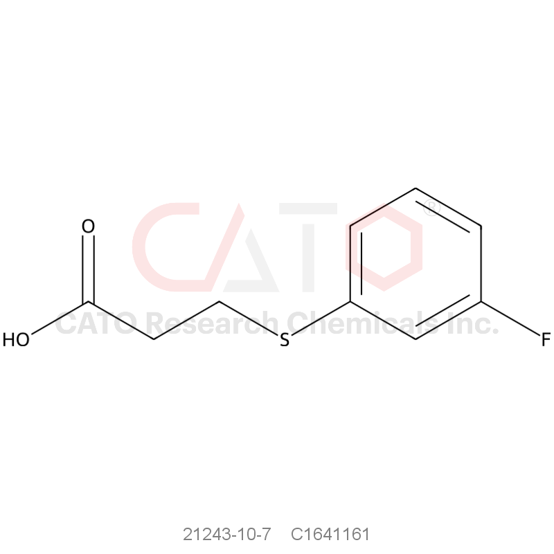 CAS No.:21243-10-7,3-((3-Fluorophenyl)thio)propanoic acid