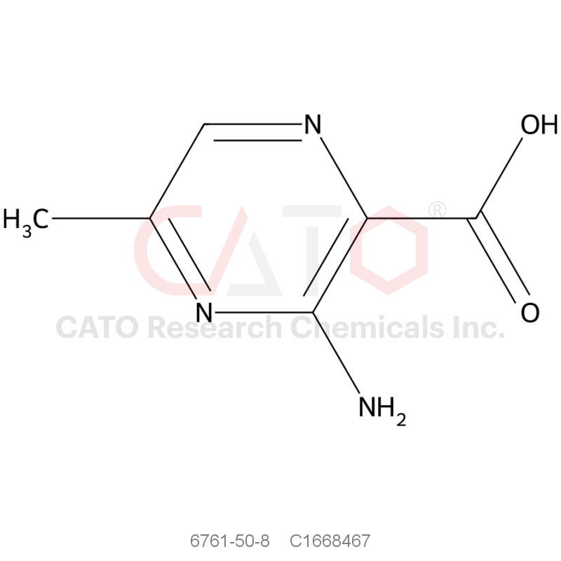 CAS No.:6761-50-8,3-Amino-5-methylpyrazine-2-carboxylic acid