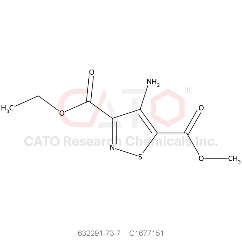 CAS No.:632291-73-7,3-Ethyl 5-methyl 4-aminoisothiazole-3,5-dicarboxylate